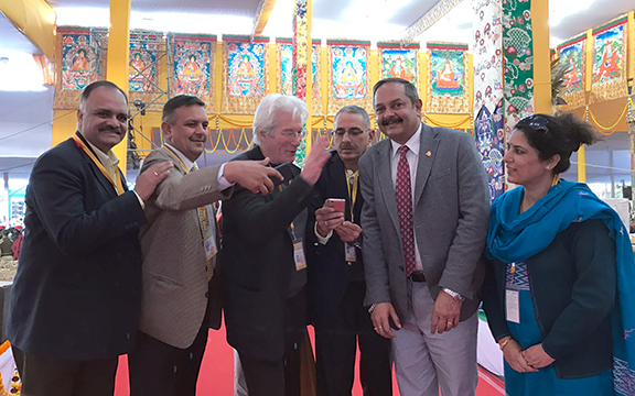 With Actor Richard Gere